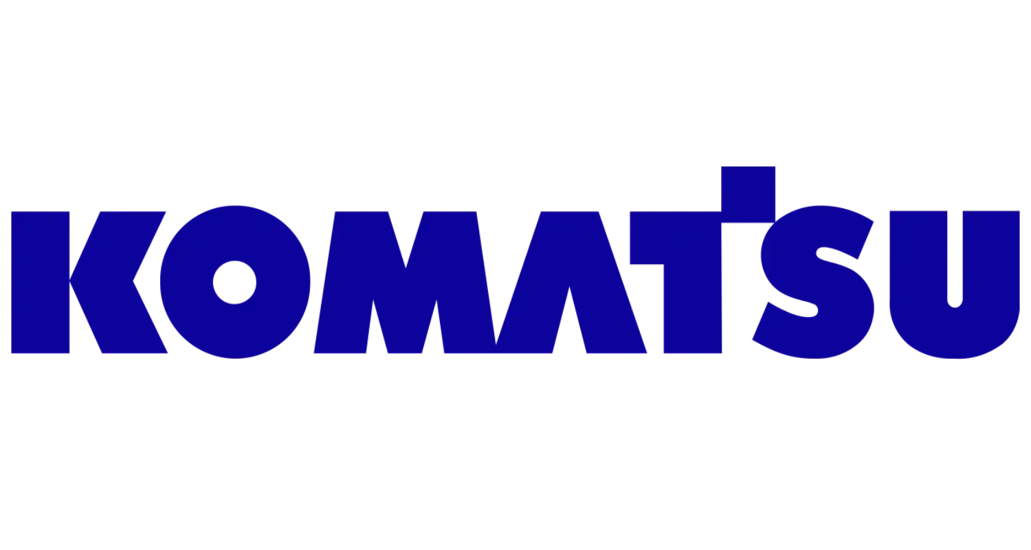 Logo de la marca KOMATSU